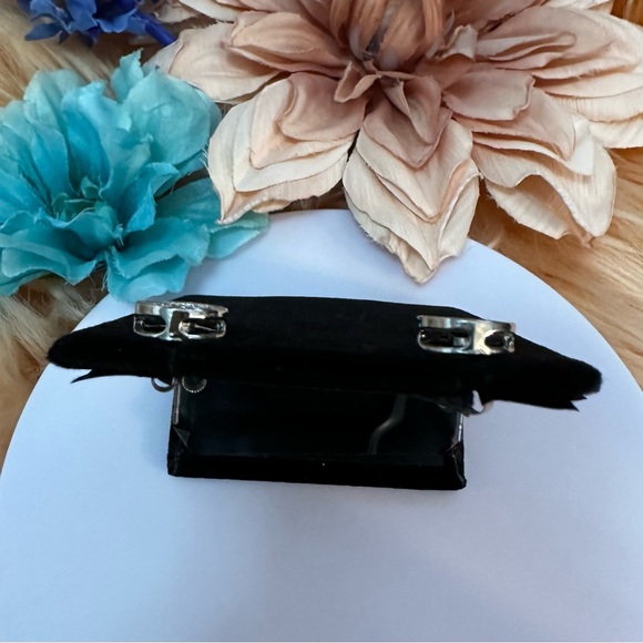 Micro Pave Crystal Disc Stud Earring NEW! - Picture 6 of 6